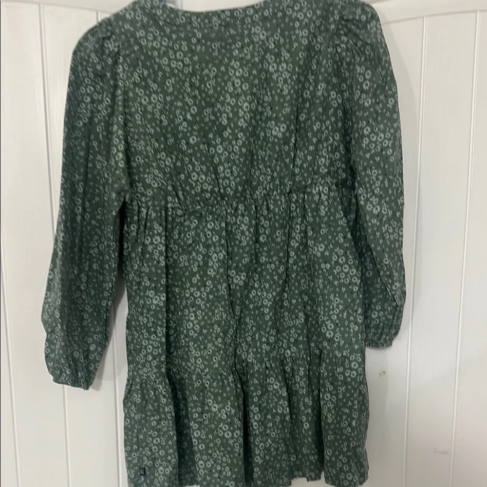 GAP Green Floral Kids Casual Dress‎